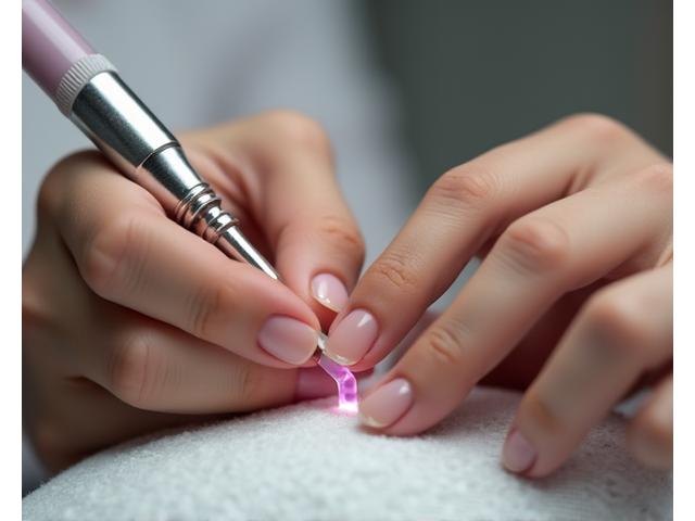 Application d'acrygel sur ongles